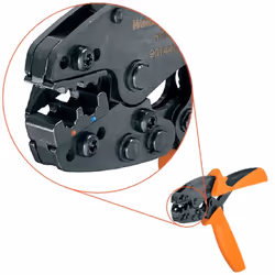 Weidmüller HTI 15 Crimpatrice Nero, Arancione - Vista aggiuntiva 2