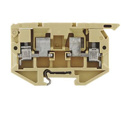 Weidmüller ASK 1 morsettiera Beige, Giallo