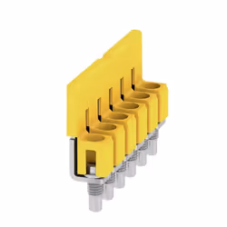 Weidmüller WQV 4/6, Connettore trasversale, 10 pz, Poliammide, Giallo, -60 - 130 °C, V0