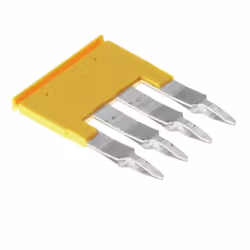 Weidmüller ZQV 4/4 GE, Connettore trasversale, 60 pz, Wemid, Giallo, -60 - 130 °C, V0