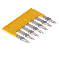 Weidmüller ZQV 4/7 GE, Connettore trasversale, 20 pz, Wemid, Giallo, -60 - 130 °C, V0