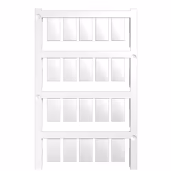 Weidmüller ESG 9/17 K MC NE WS, Indicatori per morsettiera, 200 pz, Poliammide, Bianco, -40 - 100 °C, V2