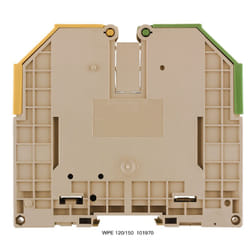 Weidmüller WPE 120/150 morsettiera 1 Verde, Giallo