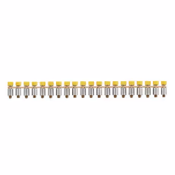 Weidmüller Q 20 WDL2.5S, Connettore trasversale, 20 pz, Rame, Giallo, 4 mm, 9,5 mm