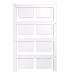 Weidmüller SM 27/18 K MC NE WS, Indicatori per morsettiera, 80 pz, Poliammide, Bianco, -40 - 100 °C, V2