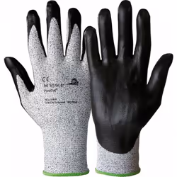 Cuttwear guanto>> PuroCut ® 521 < Sicurezza ad alta aderenza anche per parti lisce e umide Superficie guanto senza silicone D ...