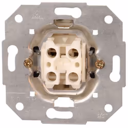 Kopp 503500003, Pulsanti, Metallico, Bianco, IP20, 250 V, 10 A