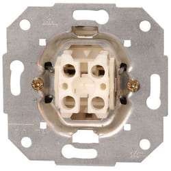 Kopp 503500003 interruttore della luce Metallico, Bianco
