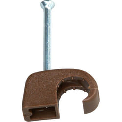 Kopp - 342706082 Chiodino fissacavo 342706082 Intervallo ø fascio 7 fino a 10 mm Marrone 50 pz.