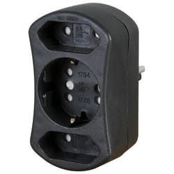 Kopp 179605004 adattatore per presa di corrente Nero