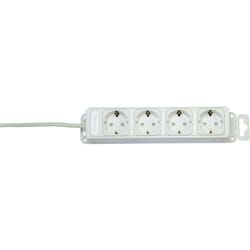 127102016 Multipresa 4 vie Bianco Schuko 1 pz. - Kopp