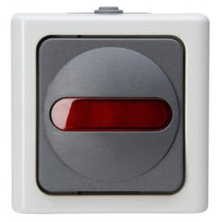 Kopp 561656007 interruttore della luce Termoplastica Grigio, Bianco