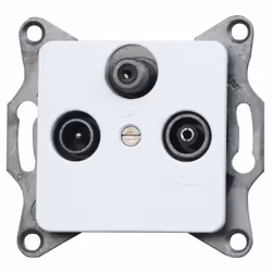 Kopp 915813089, SAT + TV + Radio, 1 modulo/moduli, Bianco