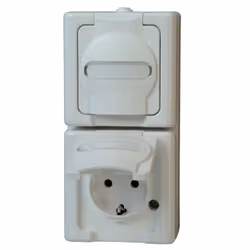 Kopp 131402009, CEE 7/3, 2 modulo/moduli, CEE 7/4, Bianco, 250 V, 16 A