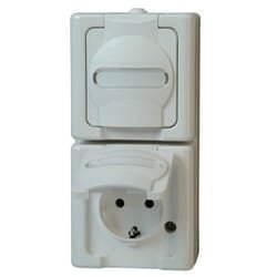 Kopp 131402009 presa energia CEE 7/3 Bianco