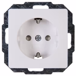 Kopp 920602087, CEE 7/3, 1 modulo/moduli, CEE 7/4, Bianco, 250 V, 16 A