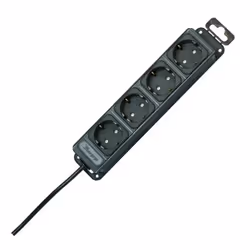 Kopp UNOversal, Interno, Tipo F, Antracite, 4 presa(e) AC, 16 A, 250 V