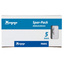 Kopp 402502018 Placca copripresa e copri interruttori Bianco