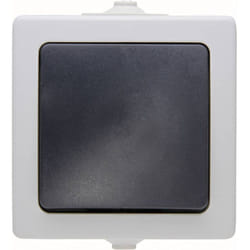 Kopp - 565656001 Interruttore per ambienti umidi Interruttore, Commutatore Nautic Grigio 1 pz.