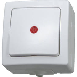 Kopp 566302004 Interruttore per ambienti umidi Completo Pulsanti Bianco artico 1 pz.