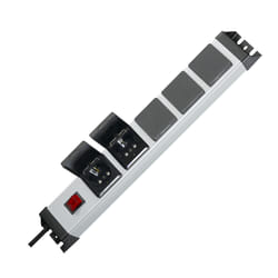 Kopp POWERversal prolunghe e multiple 1,4 m 5 presa(e) AC Nero, Grigio