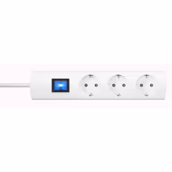 Kopp 232602016, 3 m, Interno, IP20, Bianco, Termoplastica, 3 presa(e) AC