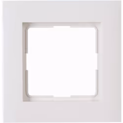 Cornice singola in design ATHENIS per ambienti umidi da incasso in colore bianco puro.