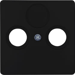 Heinrich Kopp 334950185 Placca copripresa e copri interruttori Nero