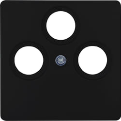 Heinrich Kopp 335050189 Placca copripresa e copri interruttori Nero