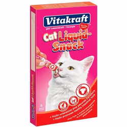 Una dieta sana e variata è la giusta ricompensa per ogni gatto. Il nuovo Cat Liquid Snack di Vitakraft farà impazzire la vost ...