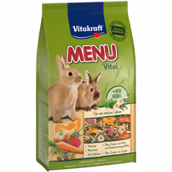 Vitakraft 25542, Pacchetto nutrizione, 3 kg, Coniglio nano, Vitamina A, Vitamina D3, Rame, Iodio, Caldaie, Manganese, Selenio ...