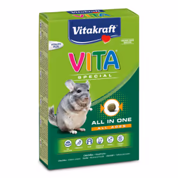 Vitakraft Vita Special Regular cincillà 600 g, Granelli, 600 g, Cincillà, Sottoprodotti di origine vegetale (fleo pratense 10 ...