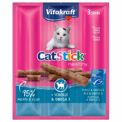 Vitakraft 31218, Spuntini, Gatto, Adulto, Manzo, Maiale, Trinciapollo, 18 g, Senza zucchero