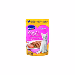 Vitakraft Cat Poesie Deli Sauce è un cibo completo per gattini con pezzetti naturali di carne o pesce Vitakraft Cat Poesie De ...