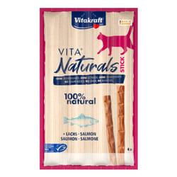 Vitakraft Vita Naturals Gatto Spuntini Salmone, Fegato