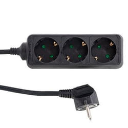 REV 512332555 prolunghe e multiple 1,4 m 3 presa(e) AC Interno Nero