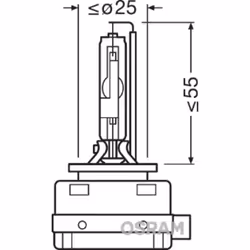 Lampada allo xeno OSRAM D1R Xenarc 85V, 35W, 1 Pezzo - Vista aggiuntiva 2