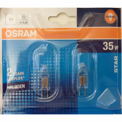 Descrizione Osram lampada alogena halostar con attacco speciale: gy6.35 dimmerabile 12 volt 35 w (= 50 w) luce calda - 2900k  ...