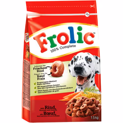 Frolic 4008429029110, Adulto, Tutte le razze, Manzo, Carota, 1,5 kg