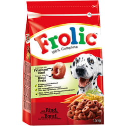 Frolic 4008429029110 cibo secco per cani 1,5 kg Adulto Manzo, Carota