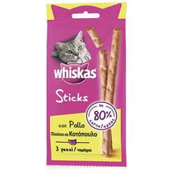 Gatto Sticks 18gr con Pollo - Whiskas