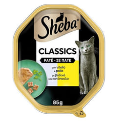 Sheba Classics Paté con Vitello e Pollo 85g