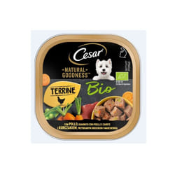 Cane Natural Goodness 100gr Terrine Pollo Piselli Carote - Cesar