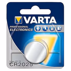 Varta Pila Bottone X Eletronica Cr2025 Litio Peso 2,5 g Altezza 2,5 mm Diametro 2 cm Tecnologia batteria Litio Capacità della ...
