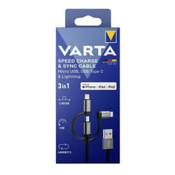Varta 57937 101 111 Caricabatterie per dispositivi mobili Universale Lightning, USB Interno