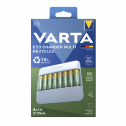 Varta Eco Charger Multi carica batterie Batteria per uso domestico USB - Vista aggiuntiva 3