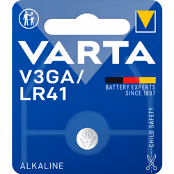 Varta 24261 101 401, Batteria monouso, LR41, Alcalino, 1,5 V, 1 pz, Acciaio inox