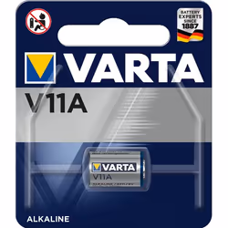 Varta V11A, Batteria monouso, Alcalino, 6 V, 1 pz, 38 mAh, Blu, Argento
