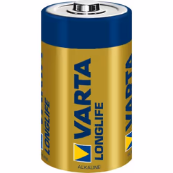 Varta 4120, Batteria monouso, D, Alcalino, 1,5 V, 4 pz, Blu, Giallo