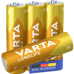 Longlife Batteria Stilo (aa) Alcalina/manganese 2800 mAh 1.5 v 4 pz. - Varta